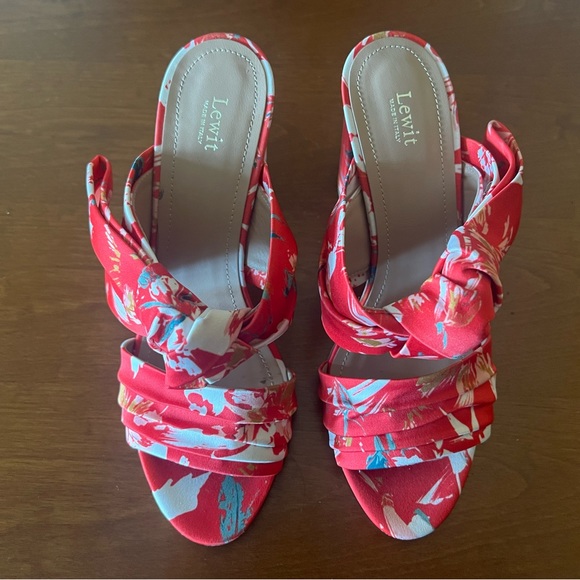 Lewitt Fabric Floral Sandal 39 - 8.5 - Picture 1 of 7
